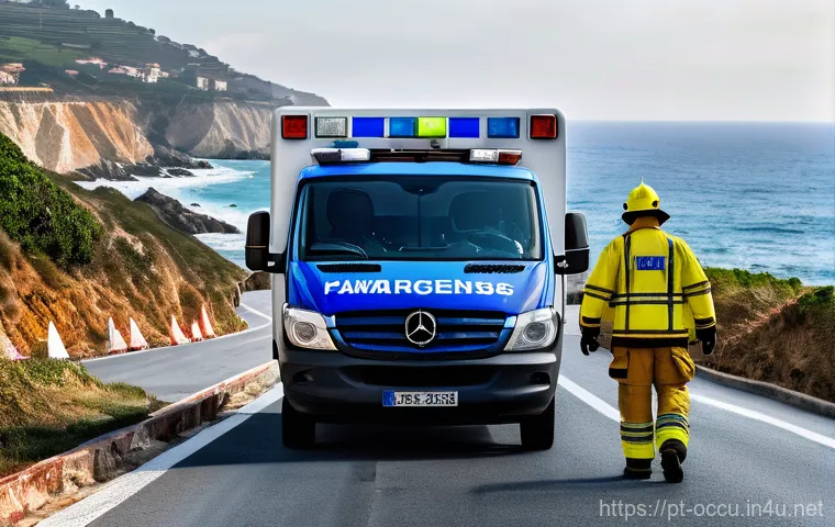 응급구조사와 출동 간 신속 대처법 - **Prompt 1: Calm Professionalism in a Portuguese Emergency Scene**
A highly skilled Portuguese p...