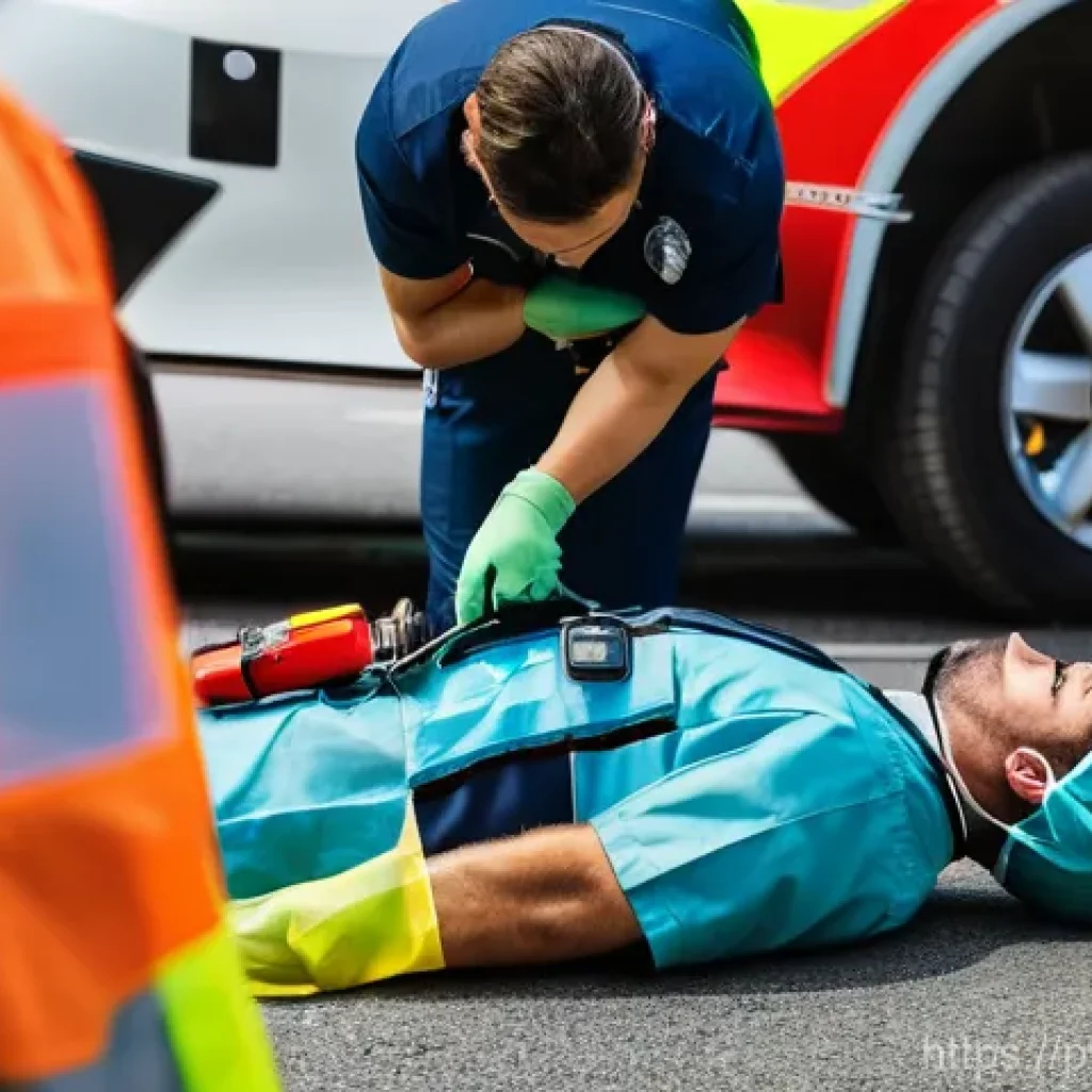 응급구조사와 응급 처치 심화 교육 - **Prompt 1: Advanced Intervention at an Accident Scene in Portugal**
"A highly skilled Portugues...