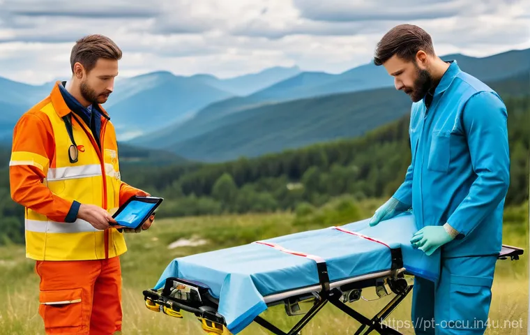 응급구조사 교육 세미나 후기 - **Prompt 1: Advanced Paramedic Training Simulation**
"A group of diverse, professional paramedic... 응급구조사 교육 세미나 후기 - **Prompt 1: Advanced Paramedic Training Simulation**
"A group of diverse, professional paramedic...