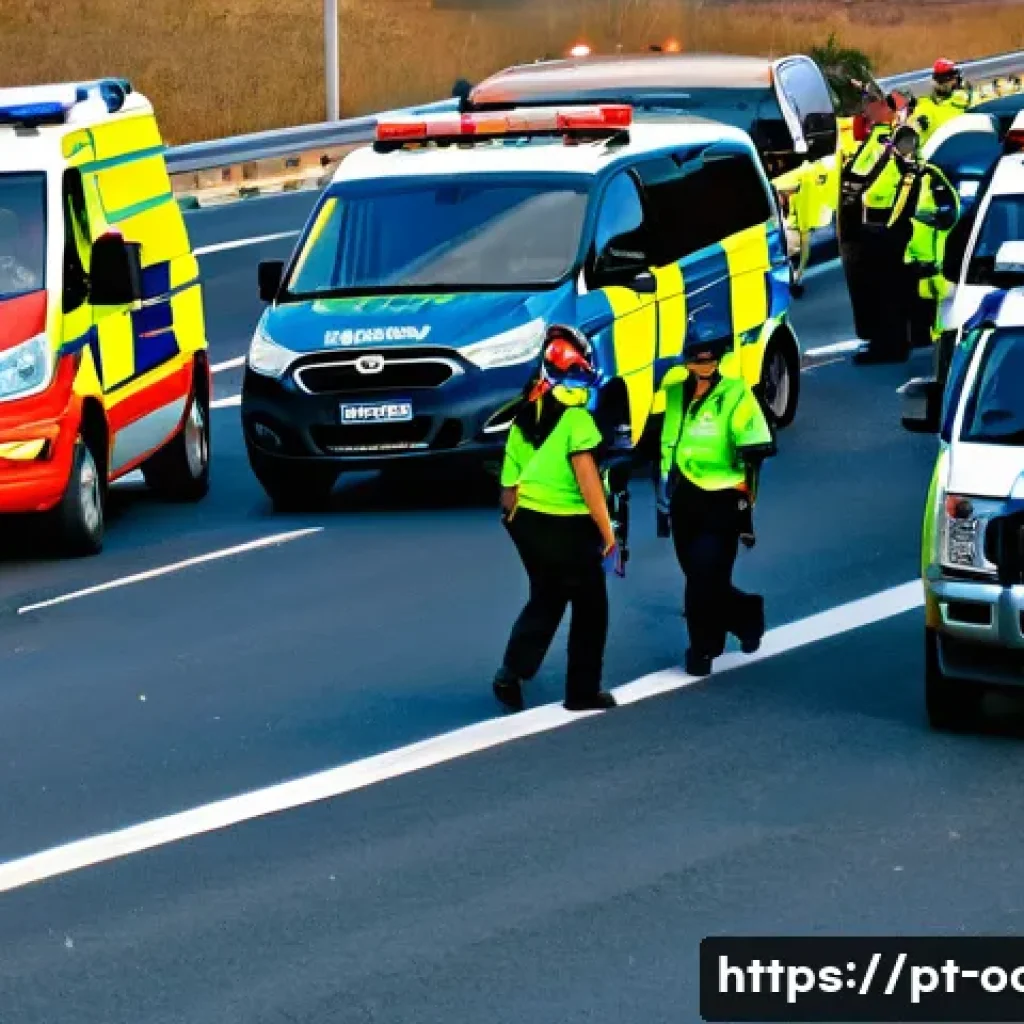 응급구조사와 대규모 사고 대응 - Adrenaline of the First Contact: Chaos and Focused Response**
"A highly detailed, realistic photogr...