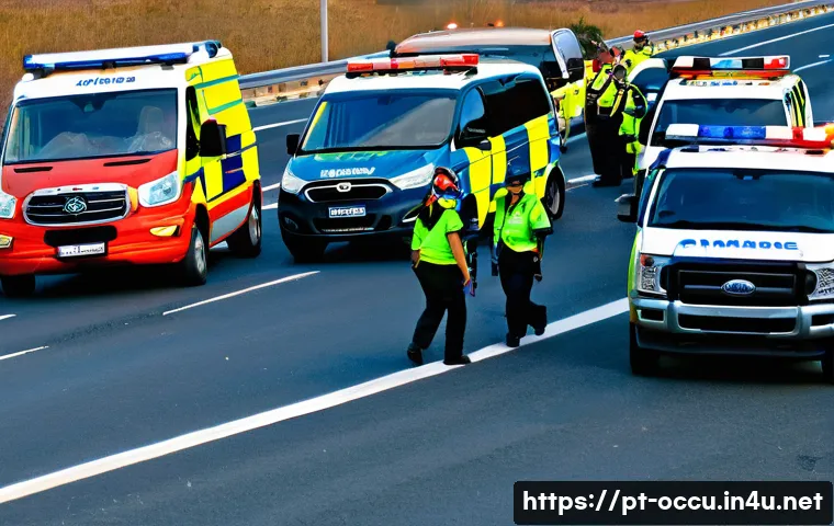 응급구조사와 대규모 사고 대응 - Adrenaline of the First Contact: Chaos and Focused Response**

"A highly detailed, realistic photogr...