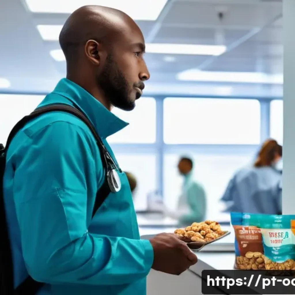 응급구조사와 건강 유지법 - A professional emergency responder taking a quick, nutritious snack break during a busy shift, weari...